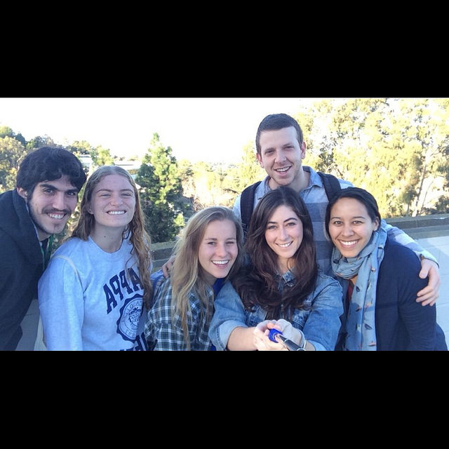 Sarah (2nd from l) and some of her fellow AWB staffers