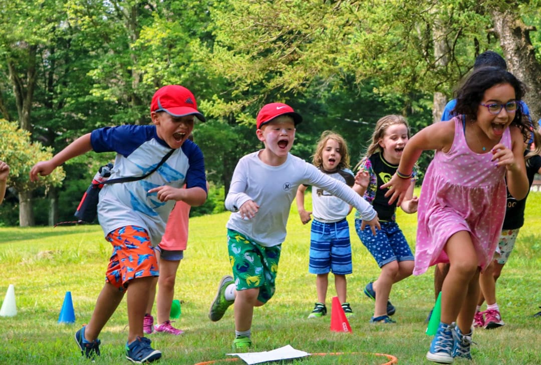 Westchester campers running