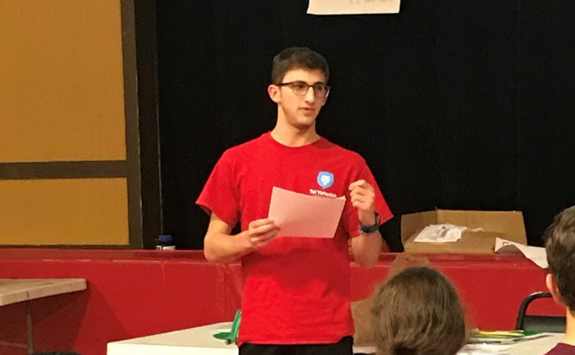 Young Judaea State of the Movement: Evan Ressel, National Mazkir
