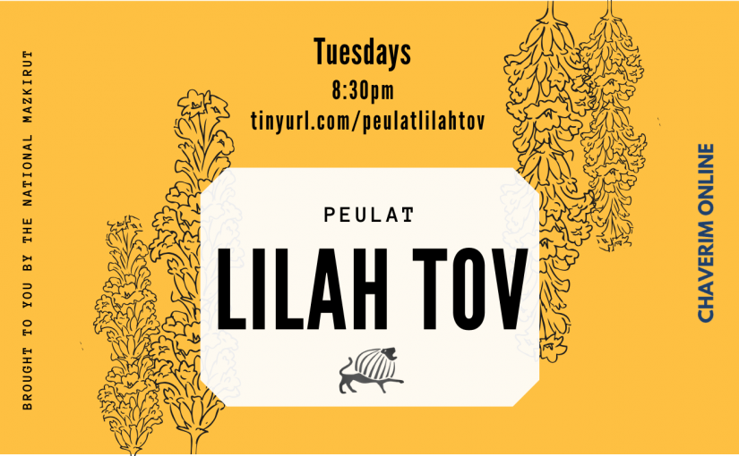 Peulat Lilah Tov: Show & Tell