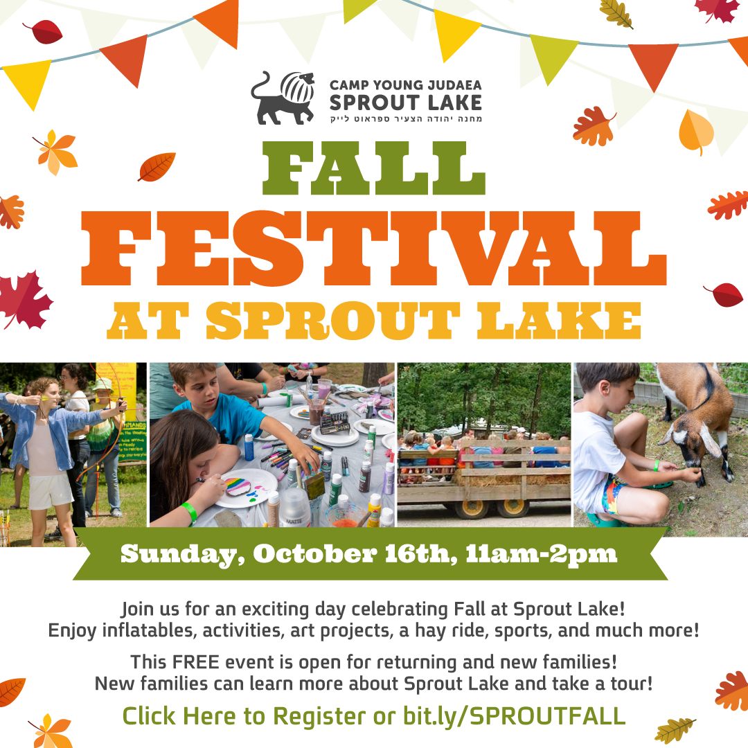 Camp Young Judaea Sprout Lake Fall Festival Young Judaea