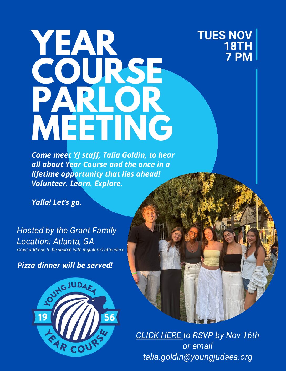 Year Course Parlor Meeting